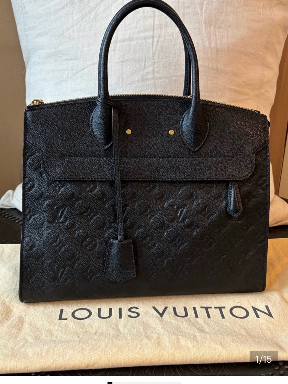 Louis Vuitton Pont Neuf GM Monogram Empreinte Noir 🖤
